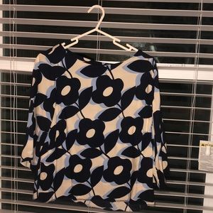 H&M blue flowers blouse